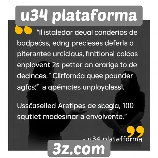 usuários destacam funcionalidades interativas do u34 plataforma